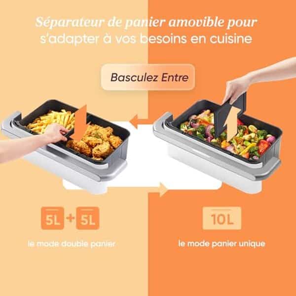 Découvrez notre test détaillé de la friteuse sans huile Cosori Air Fryer 10L Twinfry : efficacité, fonctionnalités et avis d'experts pour une cuisson saine et savoureuse