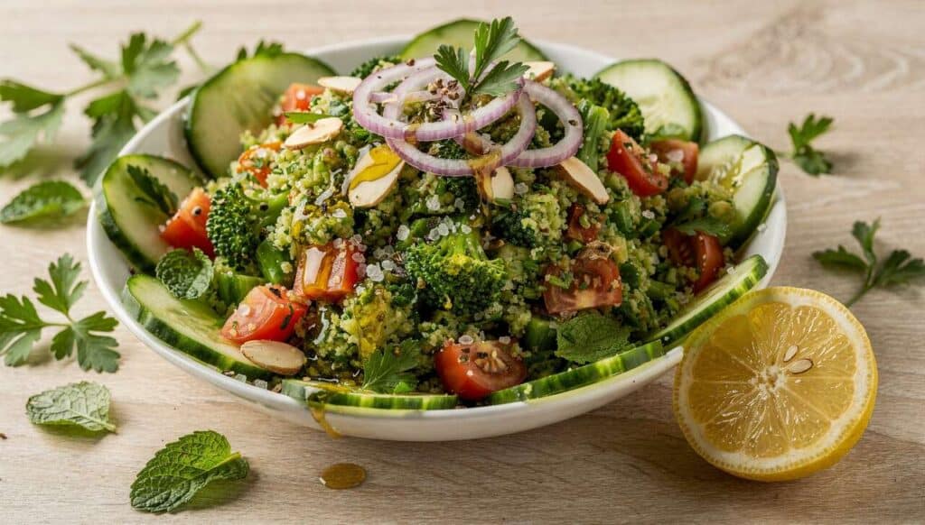 Taboulé de Brocoli Express Vegan : recette Saine et Rapide