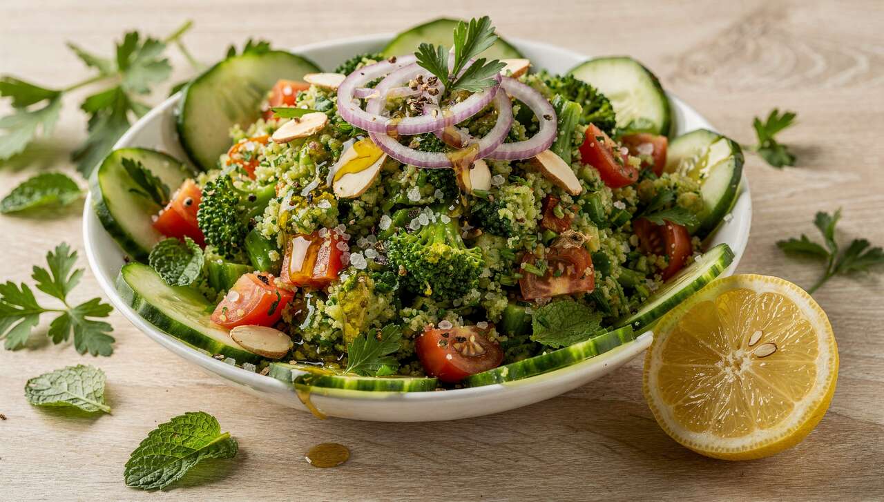 Taboulé de Brocoli Express Vegan : recette Saine et Rapide