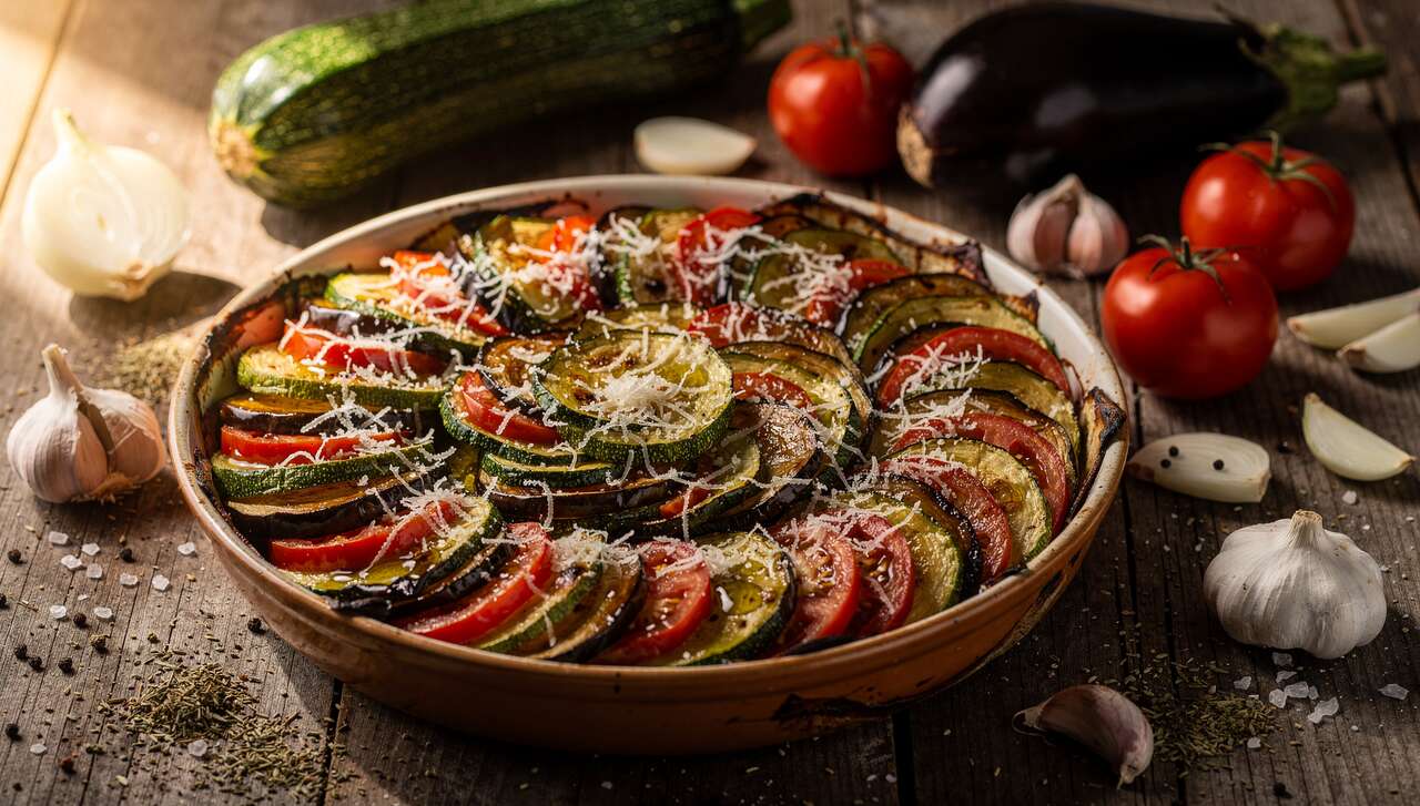 Tian de légumes au parmesan : recette savoureuse et facile