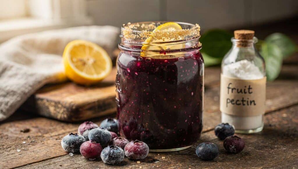 Confiture de myrtilles au citron vegan : recette délicieuse et simple