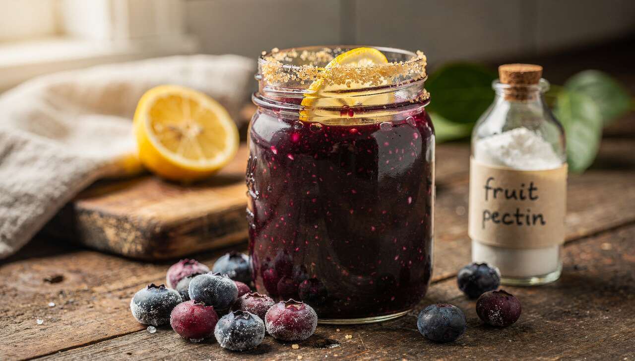 Confiture de myrtilles au citron vegan : recette délicieuse et simple