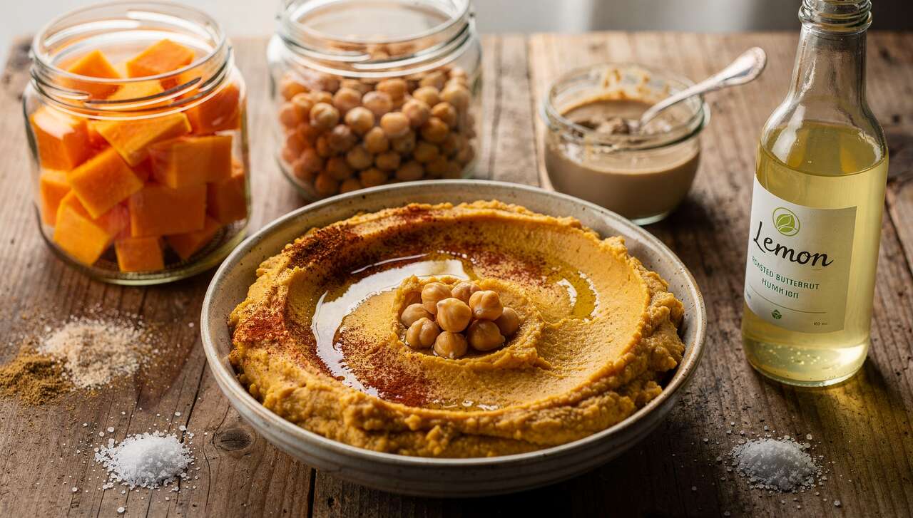 Houmous de butternut rôti vegan : la recette gourmande