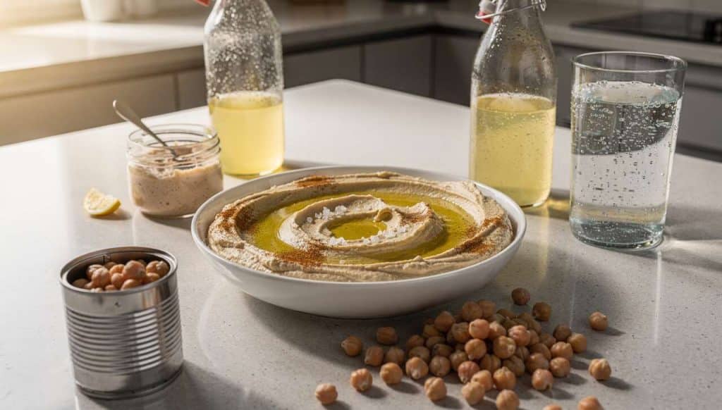 Houmous express vegan au micro-ondes : recette rapide et savoureuse