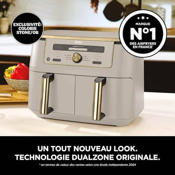 Découvrez notre test de la friteuse à air chaud Ninja Air Fryer Dual Zone MAX 9, 5 L et ses performances exceptionnelles : un outil essentiel pour une cuisson saine et rapide