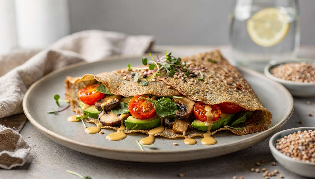 Recettes vegan avec de la farine de sarrasin