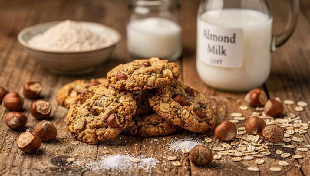 Biscuits avoine et noisettes : recette gourmande et saine