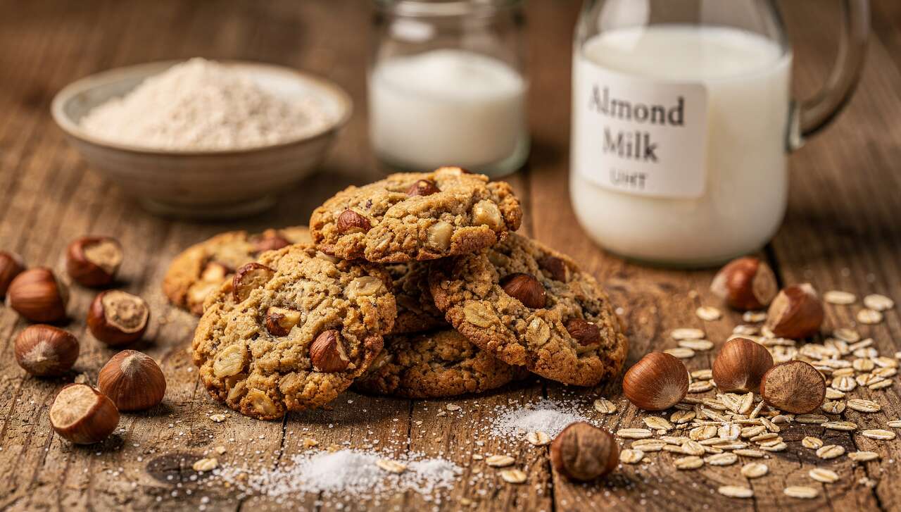 Biscuits avoine et noisettes : recette gourmande et saine