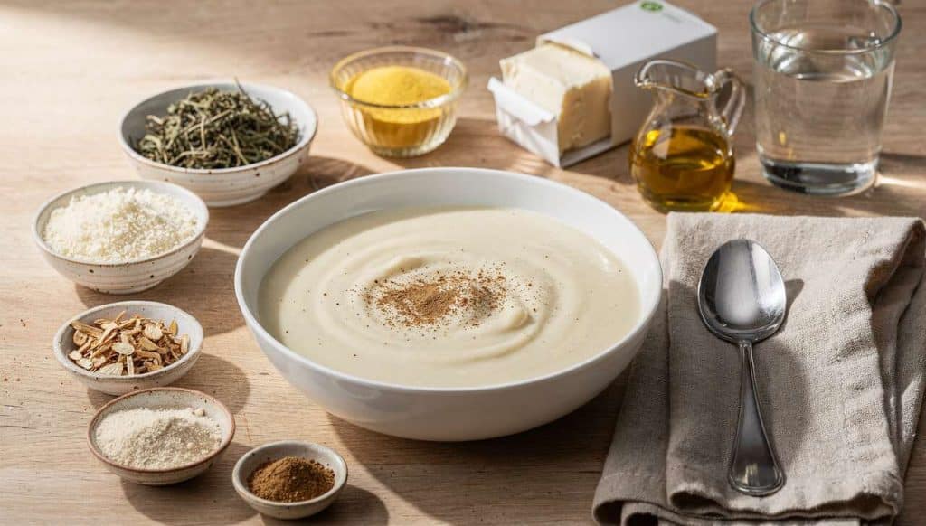 Recette de velouté d'orties blanches vegan