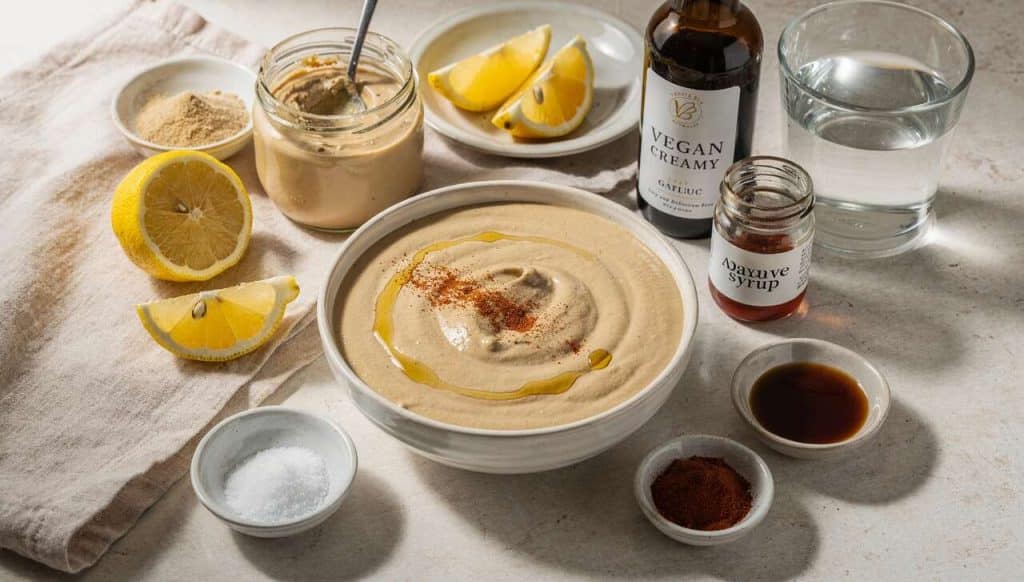 Sauce crémeuse au tahin vegan : recette facile et délicieuse