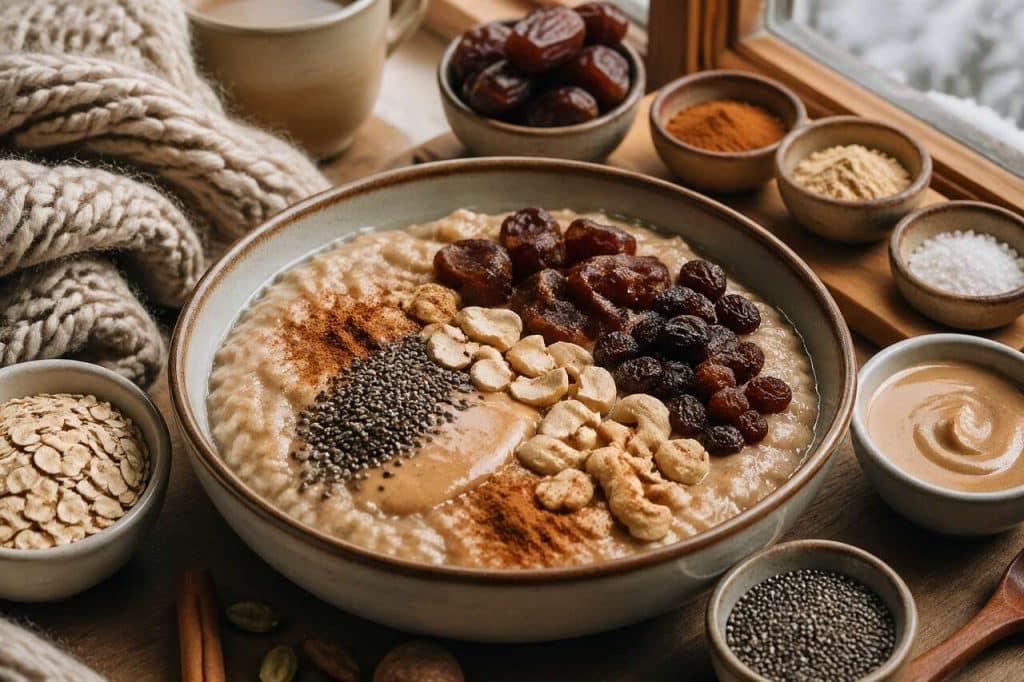 Porridge d'hiver vegan sans sucre ajouté : la recette optimale