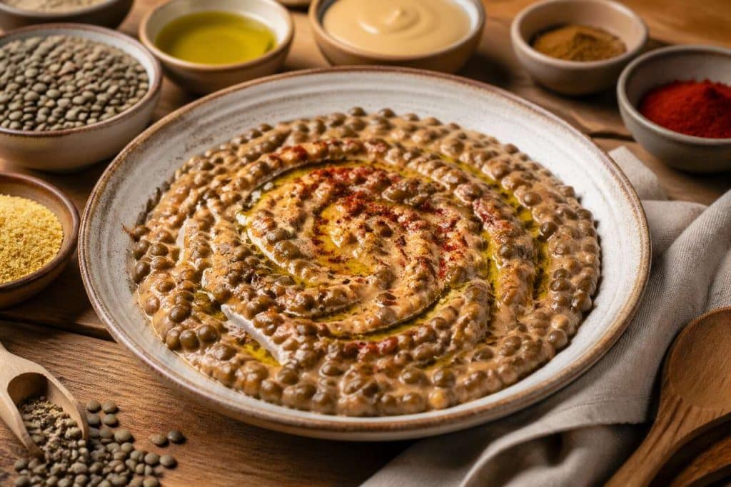 Lentilles vertes au tahin vegan : recette savoureuse et saine
