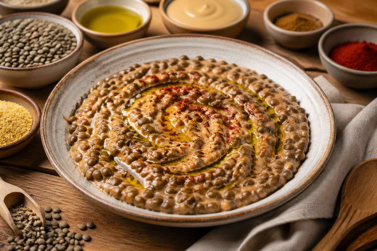 Lentilles vertes au tahin vegan : recette savoureuse et saine