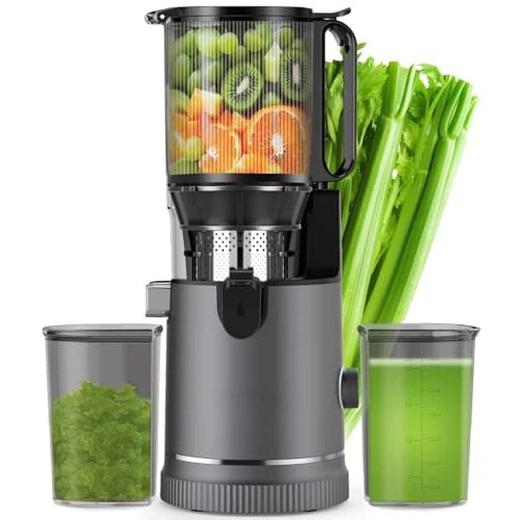 Test de l'extracteur de jus Slow Juicer : puissance et goulotte XL