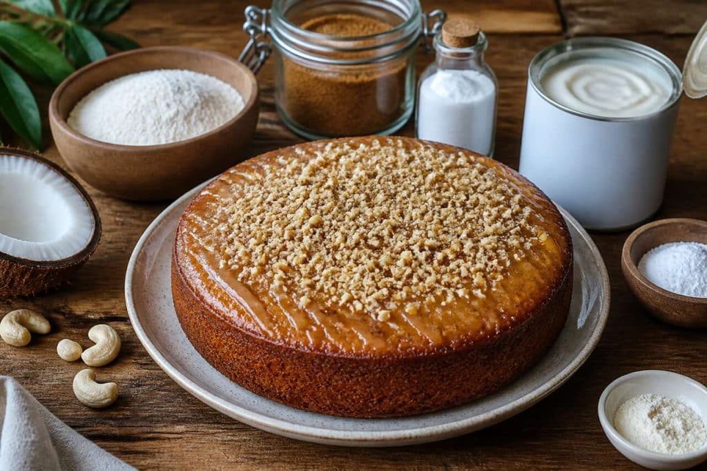 Gâteau moelleux vegan aux noix de cajou : recette facile et savoureuse