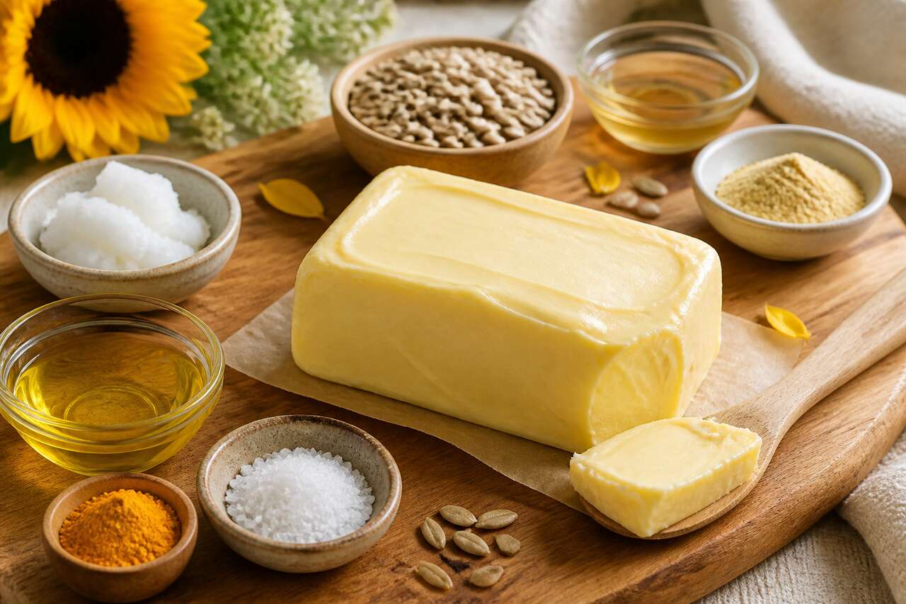 Recette de margarine végétale vegan maison