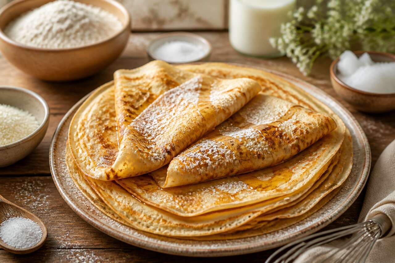 Crêpes légères : recette Weight Watchers pour 2026