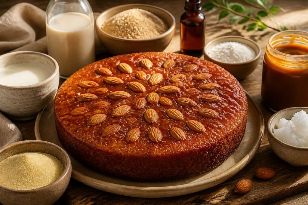 Gâteau de semoule vegan Tupperware : recette facile et savoureuse