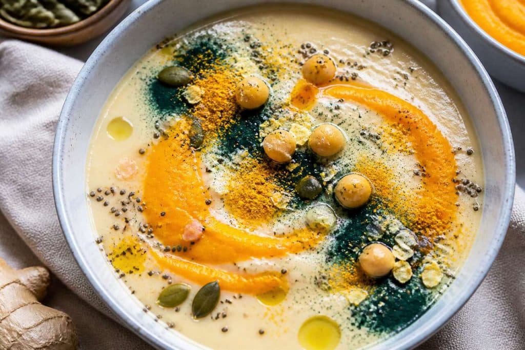 Recette : velouté vegan aux super-aliments