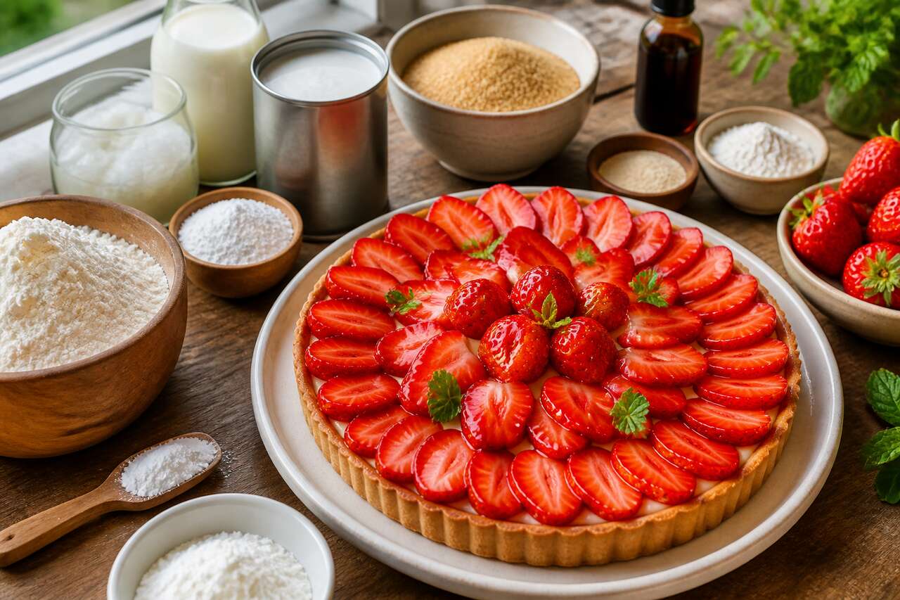 Recette de tarte aux fraises vegan : délice estival sain