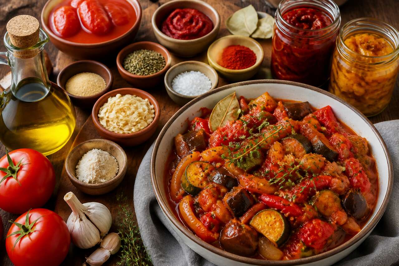 Ratatouille de poivrons vegan : recette saine et savoureuse