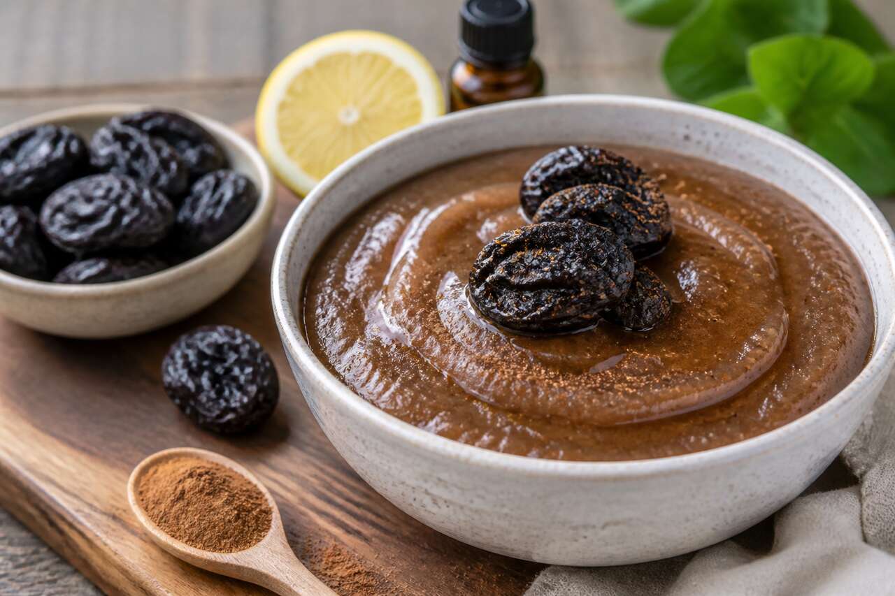 Recette de pulpe de pruneaux vegan
