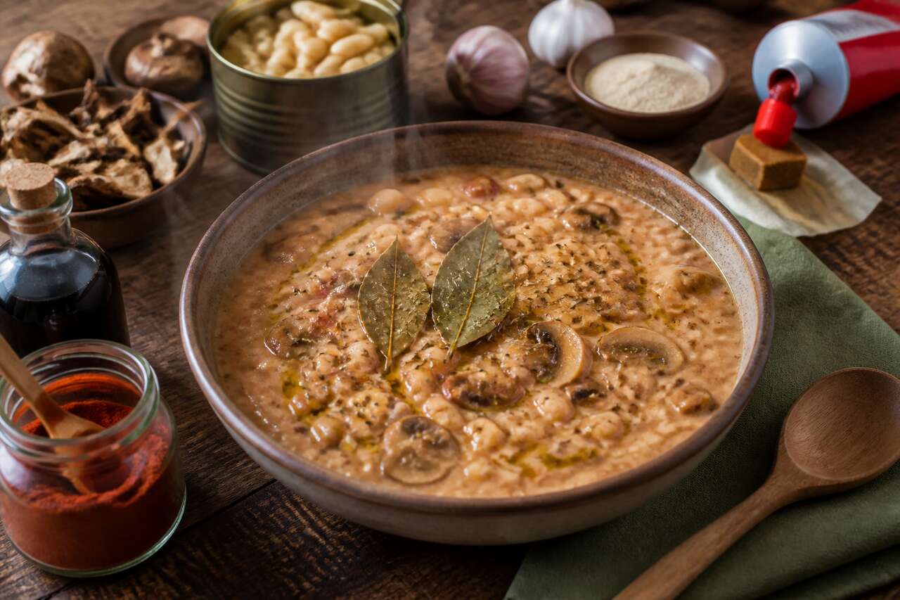 Ragoût de champignons et haricots blancs : recette saine et savoureuse