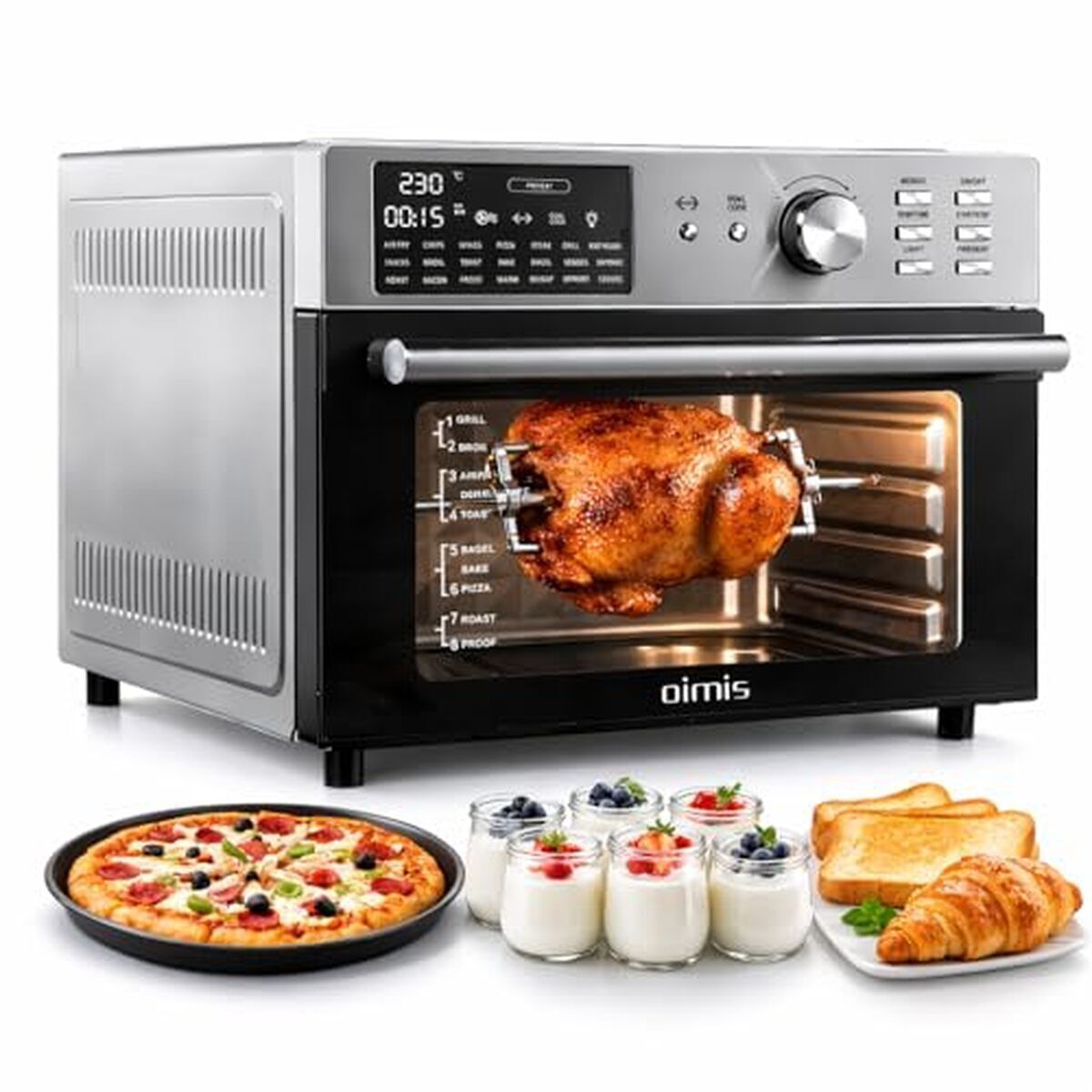 Test de la friteuse sans huile OIMIS inox Air Fryer XXL 1800W