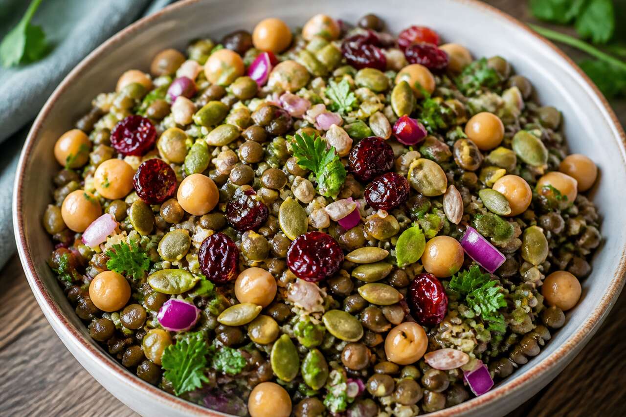 Salade de lentilles et quinoa : une recette saine et savoureuse