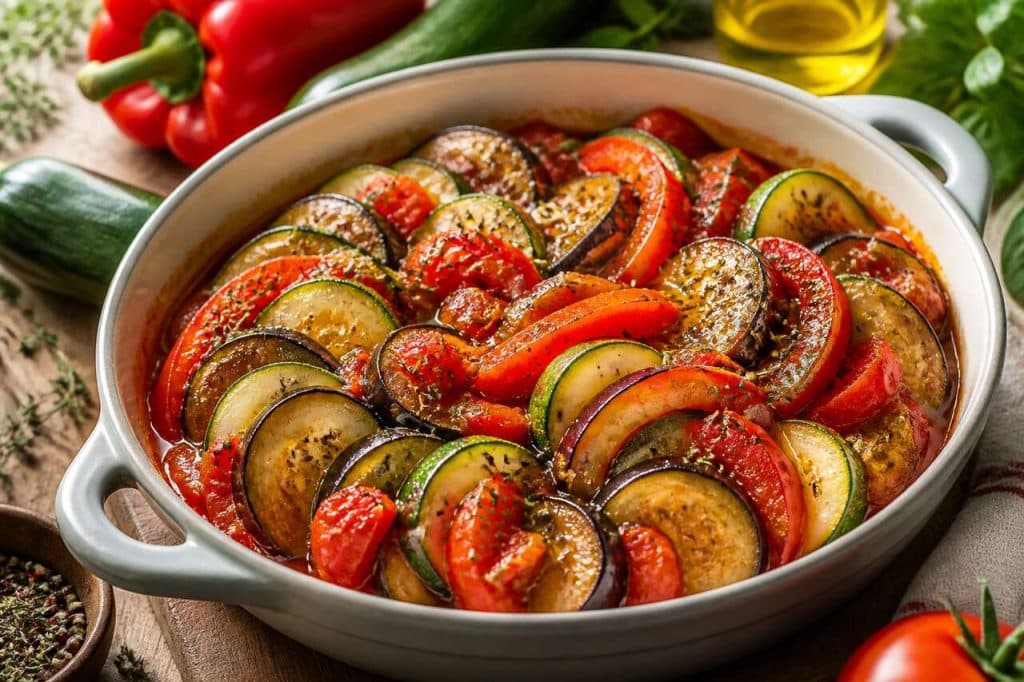 Ratatouille rapide et légère : recette vegan facile