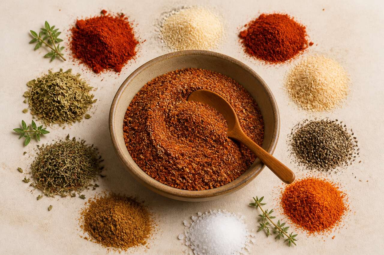 Recette de mélange d'épices cajun vegan