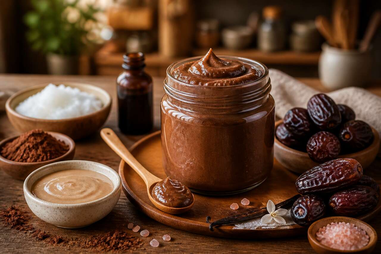 Pâte à tartiner aux dattes vegan : recette facile et saine
