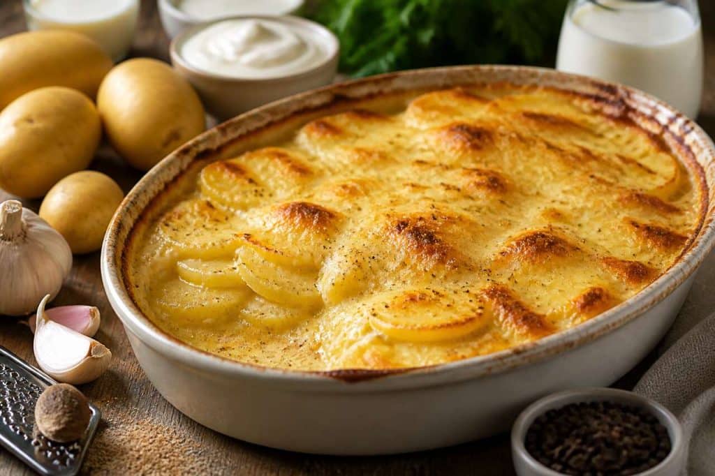 Gratin de pommes de terre à la crème de Healthy Julia