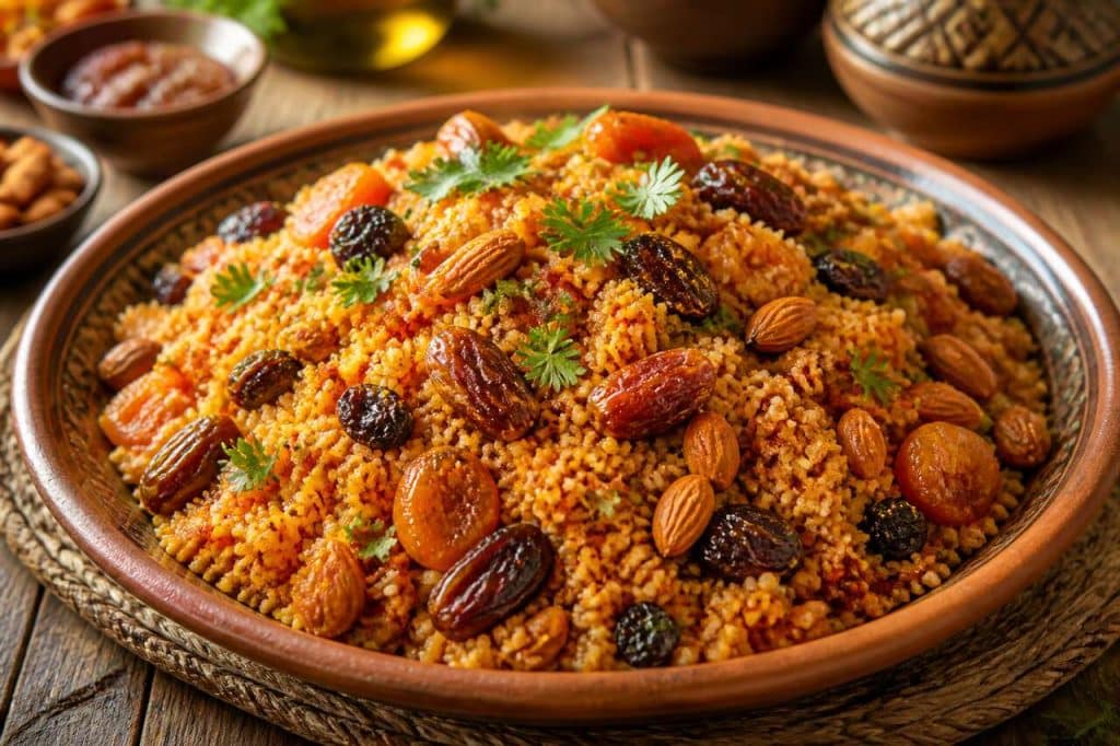 Couscous vegan aux fruits secs : une recette savoureuse