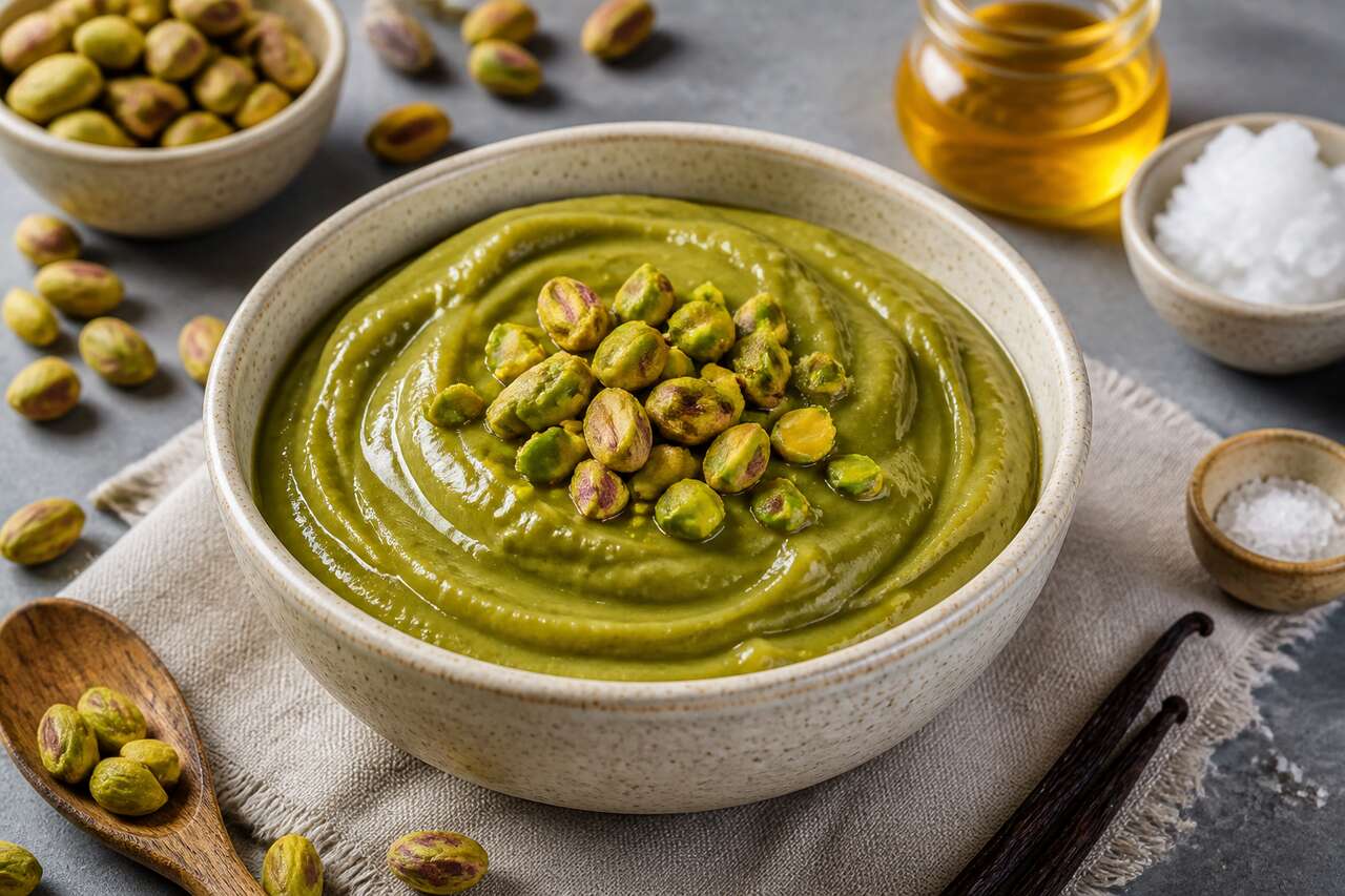 Purée de pistache vegan : recette facile et gourmande