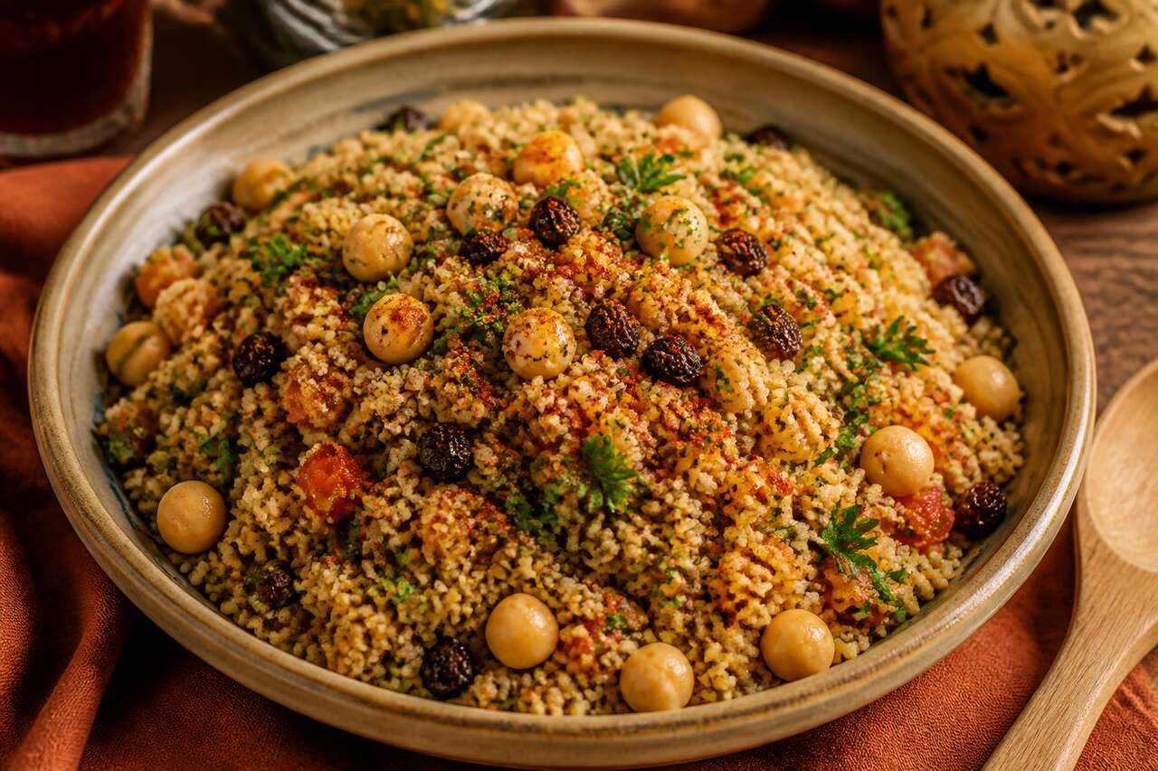 Taboulé marocain vegan : recette savoureuse