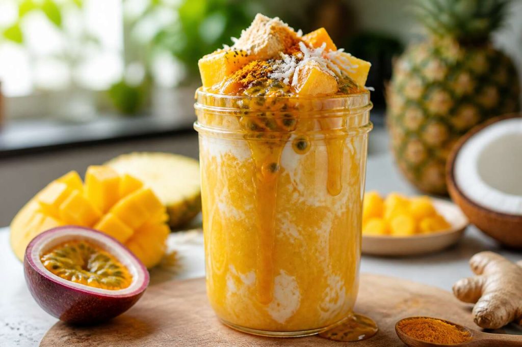 Smoothie Des Tropiques Vegan : recette Exotique Et Santé