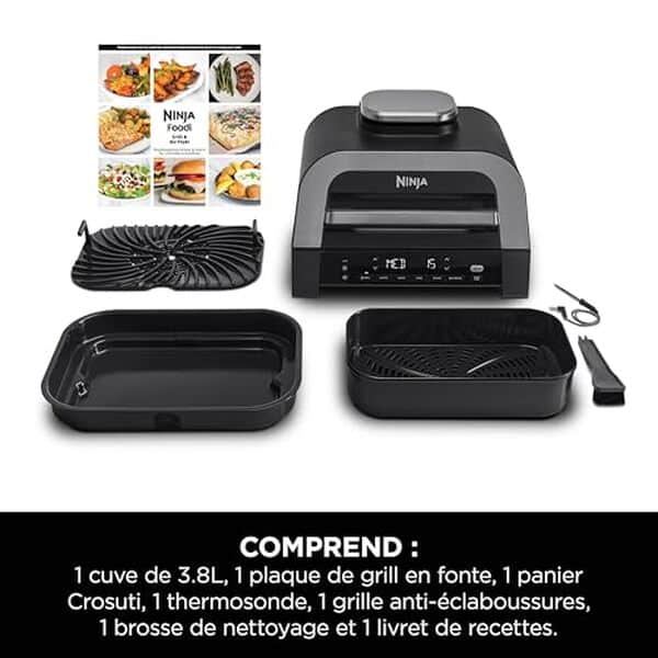 Découvrez notre test détaillé du grill Ninja MAX 6-en-1 et friteuse sans huile. Polyvalence, performance et résultats : tout ce qu'il faut savoir avant d'acheter.