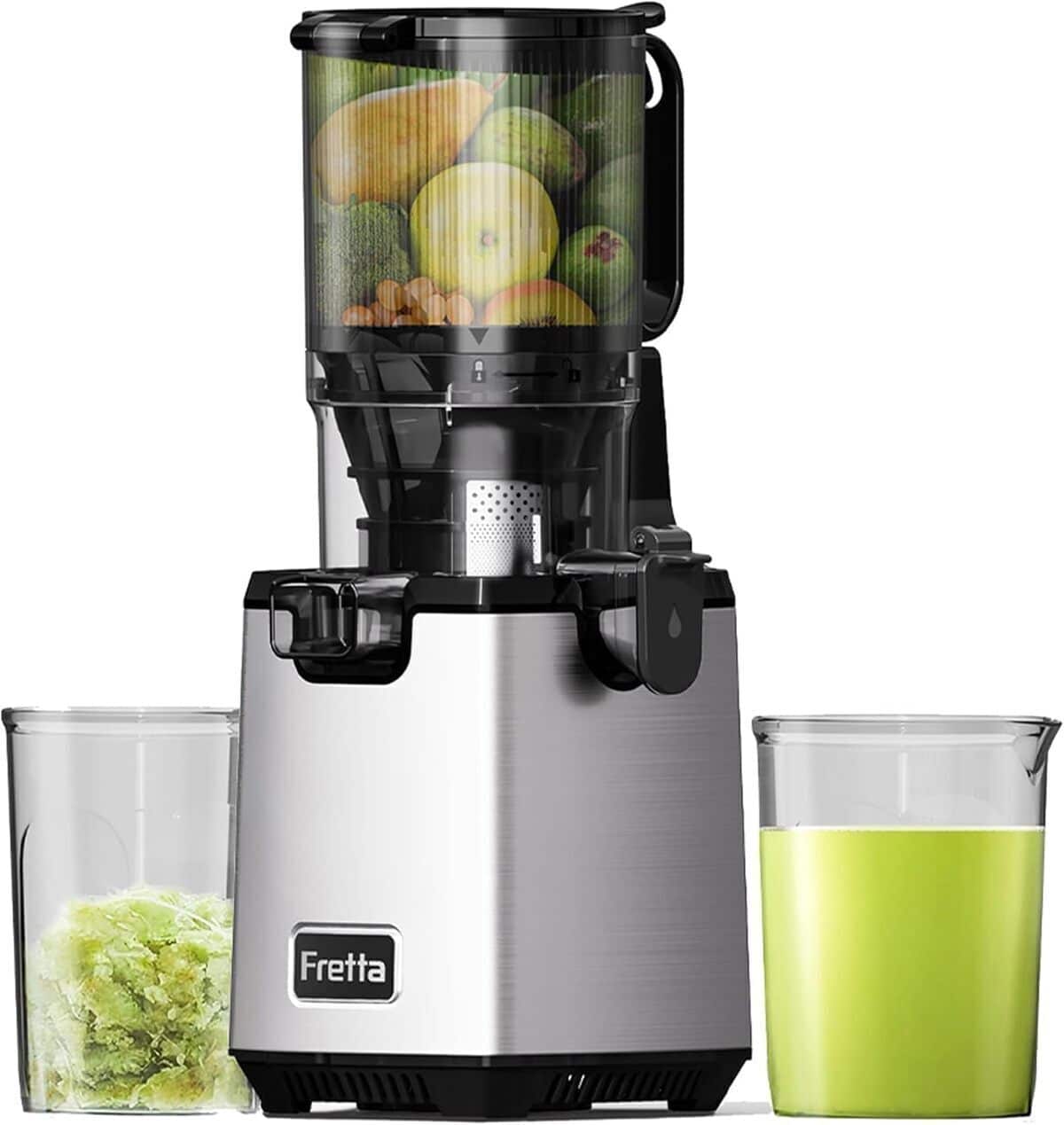 Test de l'extracteur de jus Fretta à mastication lente 250W