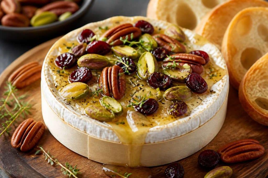 Camembert farci cranberries et pistaches : une recette gourmande