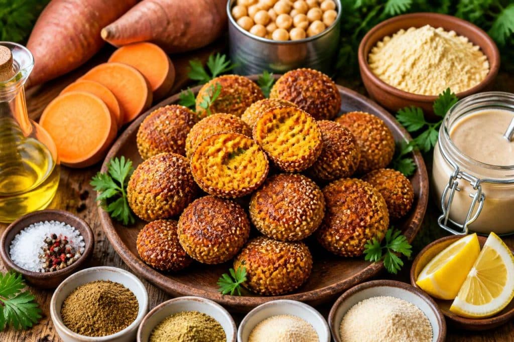 Falafels de patate douce : recette vegan savoureuse