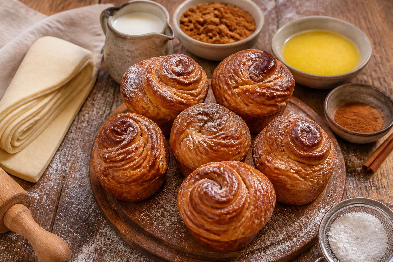 Cruffins express vegan : recette rapide et délicieuse