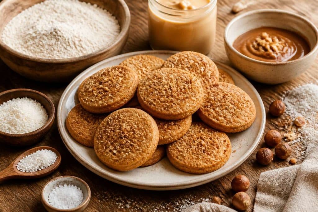 Biscuit sablé praliné sans beurre : recette saine et gourmande