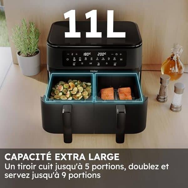 Découvrez notre test détaillé de la friteuse à air chaud Duo Haier : performance, polyvalence et avantages du double compartiment pour une cuisine plus efficace.