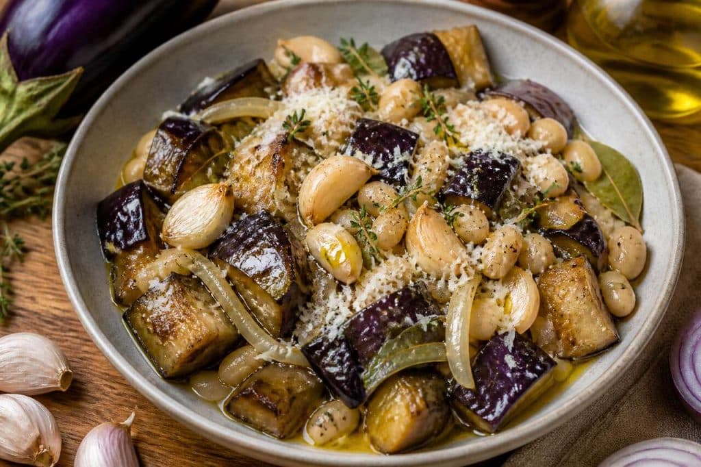 Recette aubergines et cocos de paimpol : délice sain et facile