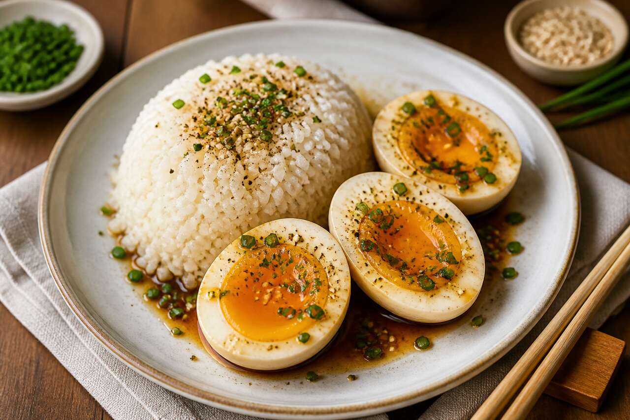 Oeufs à la vapeur et riz parfumé : recette savoureuse et facile