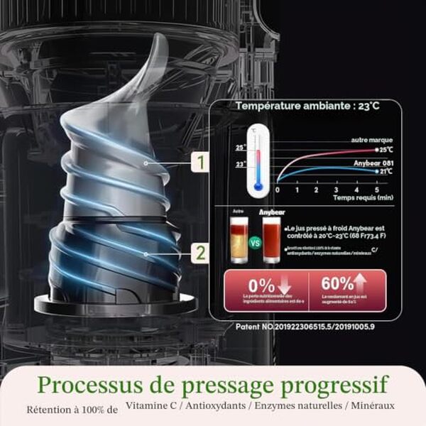 Découvrez notre test détaillé de la centrifugeuse Anybear 350W avec goulotte large. Performances, avantages et inconvénients pour bien choisir votre appareil. 