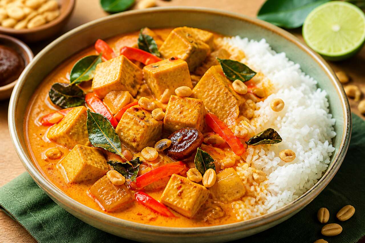 Curry panang vegan : recette savoureuse et facile