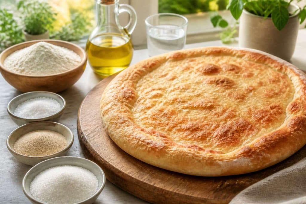 Pâte à pizza épaisse et moelleuse vegan : recette savoureuse