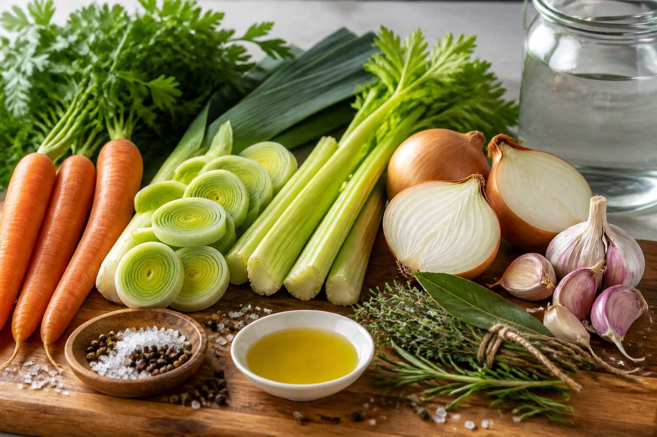 Recette de fond de légumes maison sain et facile